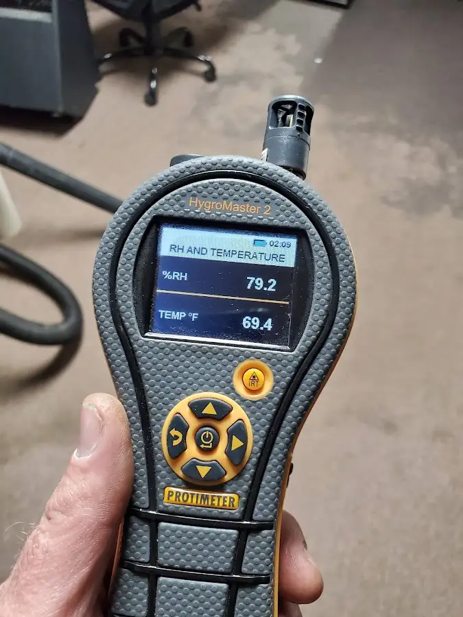 Moisture meter humidity assessment for Fire & Smoke Damage Restoration in Chartiers