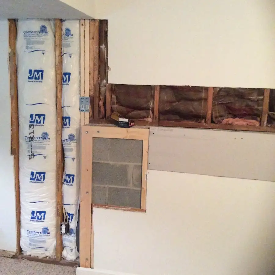 Wall insulation replacement during Odor Removal & Deodorization in Chartiers